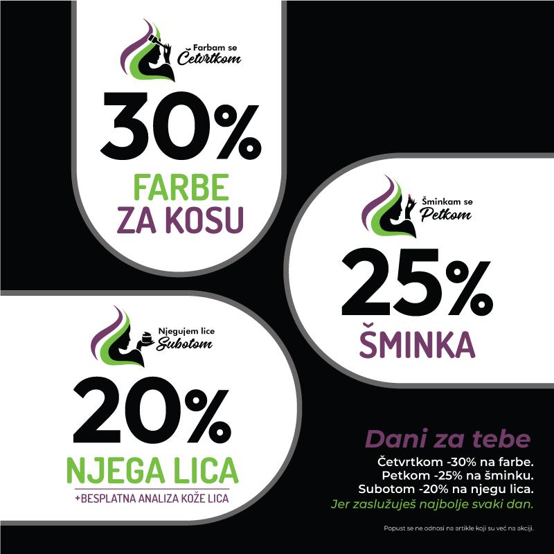 Dani za tebe u drogerijama Dama