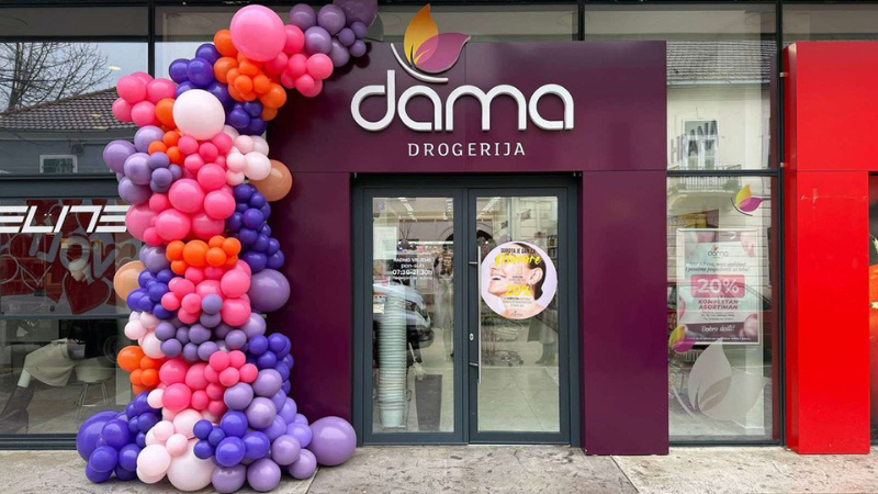 Drogerija Dama u Nikšiću sada izgleda drugačije